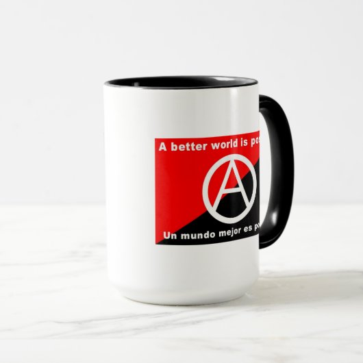 een betere wereld is een mogelijke mok (Voorkant rechts)