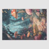 Een betoverd bospad door Wonderland Tissuepapier (Voorkant)