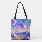Een betoverd winteramulet tote bag (Achterkant)