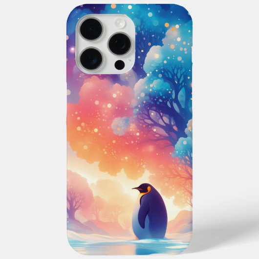 Een betoverde reis van een pinguïn Case-Mate iPhone case (Achterkant)