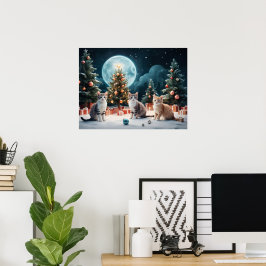 Een betoverende kerstnacht met Kittens Poster