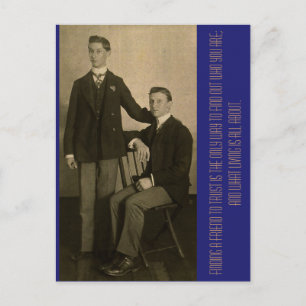 Een betrouwbare vriend vinden is de enige manier o briefkaart