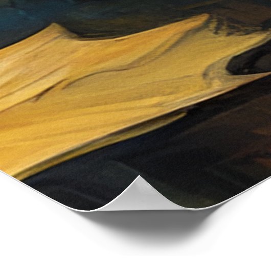 Een Bever van Van Gogh Poster (Hoek)