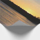 Een bevroren Zonsondergang Cadeaupapier (Hoek)