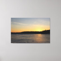 Een bevroren Zonsondergang