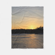 Een bevroren Zonsondergang