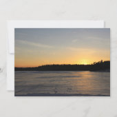 Een bevroren Zonsondergang Kaart (Voorkant)