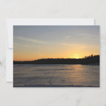 Een bevroren Zonsondergang