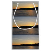 Een bevroren Zonsondergang Klein Cadeauzakje (Achterkant)