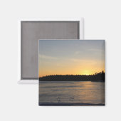 Een bevroren Zonsondergang Magneet (Voorkant / Achterkant)