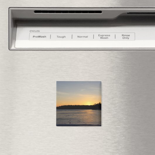 Een bevroren Zonsondergang Magneet (Insitu (Vaatwasser))