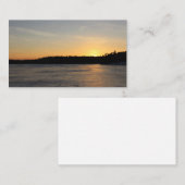 Een bevroren Zonsondergang Visitekaartje (Voorkant / Achterkant)