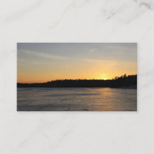 Een bevroren Zonsondergang