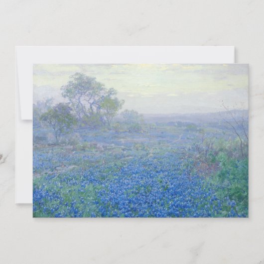 Een bewolkte dag, Bluebonnets | Julian Onderdonk (Voorkant)