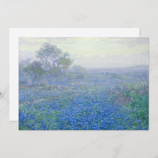 Een bewolkte dag, Bluebonnets | Julian Onderdonk (Voorkant / Achterkant)