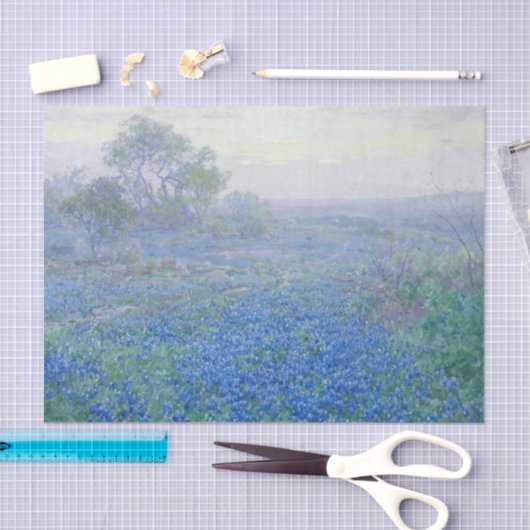 Een bewolkte dag, Bluebonnets | Julian Onderdonk Tissuepapier (Craft)