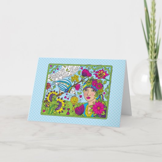 Een bezige Life_Greeting Kaart (Voorkant)