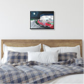 Een bezoek aan het schilderij van de tandarts door canvas afdruk (Insitu (Slaapkamer))