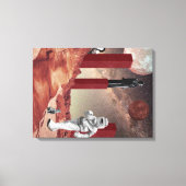 Een bezoek aan Mars Canvas Afdruk (Voorkant)
