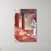 Een bezoek aan Mars Canvas Afdruk (Voorkant)