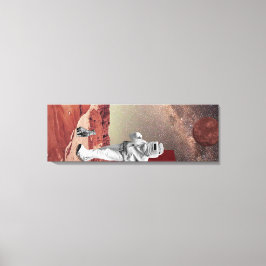 Een bezoek aan Mars Canvas Afdruk