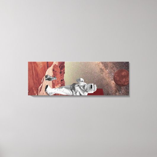 Een bezoek aan Mars Canvas Afdruk (Voorkant)