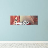 Een bezoek aan Mars Canvas Afdruk (Insitu (Houten vloer))