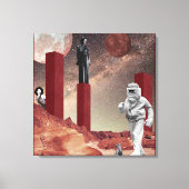 Een bezoek aan Mars Canvas Afdruk (Voorkant)