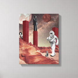 Een bezoek aan Mars Canvas Afdruk