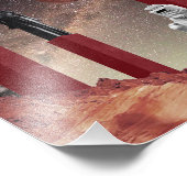 Een bezoek aan Mars Foto Afdruk (Hoek)