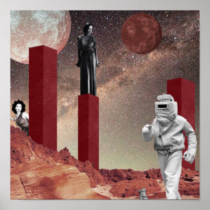 Een bezoek aan Mars Poster