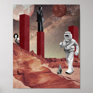 Een bezoek aan Mars Poster