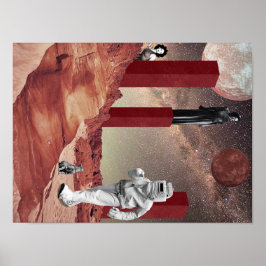 Een bezoek aan Mars Poster