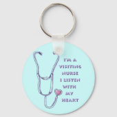 Een bezoek aan Nurse Stethoscope Sleutelhanger (Voorkant)