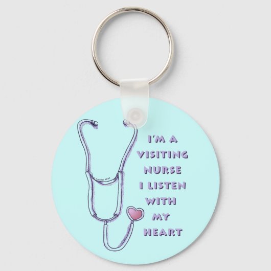 Een bezoek aan Nurse Stethoscope Sleutelhanger (Voorkant)