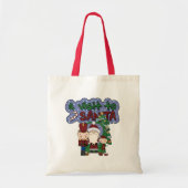 Een bezoek aan Santa Tshirts en Cadeaus Tote Bag (Voorkant)