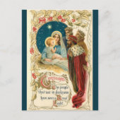 Een bezoek van het drie-Wise-Man kerstBriefkaart Briefkaart (Voorkant)