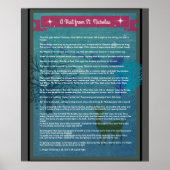 een bezoek van het Poster van St. Nicholas - Holid (Voorkant)