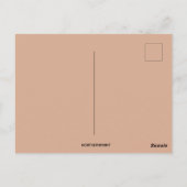 een bezoek van Santa Christmas Greetings Briefkaart (Achterkant)