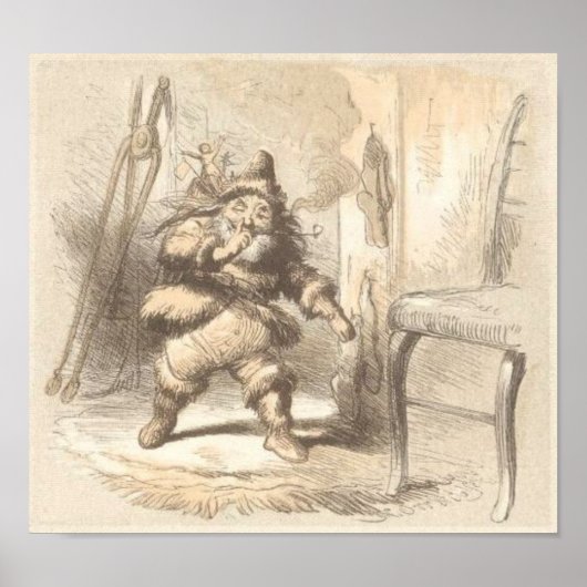 Een bezoek van Sint-Nicolaas kunstenaar F.O.C. Dar Poster (Voorkant)