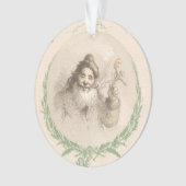 Een bezoek van Sint-Nicolaas Ornament (voorkant)