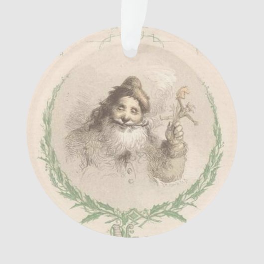 Een bezoek van Sint-Nicolaas Ornament (voorkant)