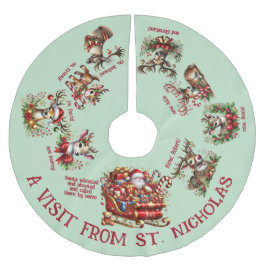 Een bezoek van St. Nicholas Kerstboom Rok