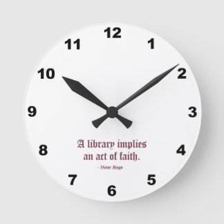 Een bibliotheek impliciet een Akte van Vertrouwen Ronde Klok