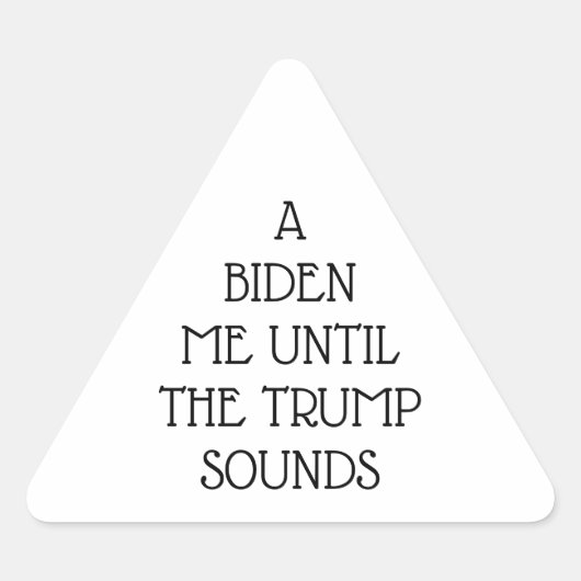 EEN BIDEN ME TOT DE TRUMP Stickers ZONT (Voorkant)