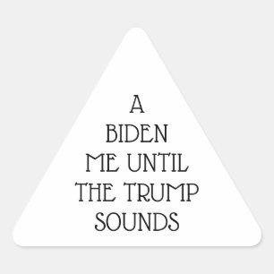 EEN BIDEN ME TOT DE TRUMP Stickers ZONT