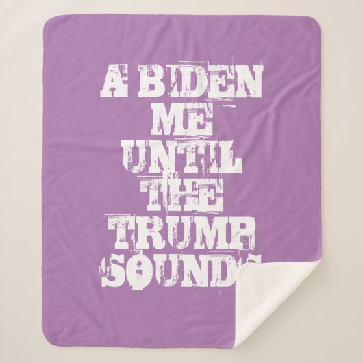 EEN BIDEN TOT DE TRUMP ZOND Sherpa Blanket Deken (Voorkant)