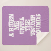 EEN BIDEN TOT DE TRUMP ZOND Sherpa Blanket Deken (Voorkant (horizontaal))