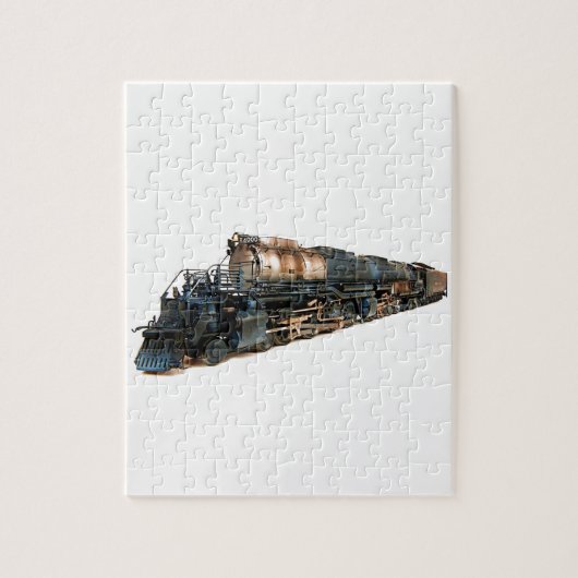Een Big Boy Steam-locomotief Legpuzzel (Verticaal)