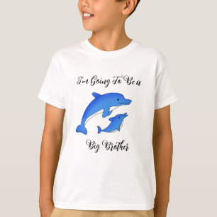 Een Big Brother worden Dolfijnen T-shirt